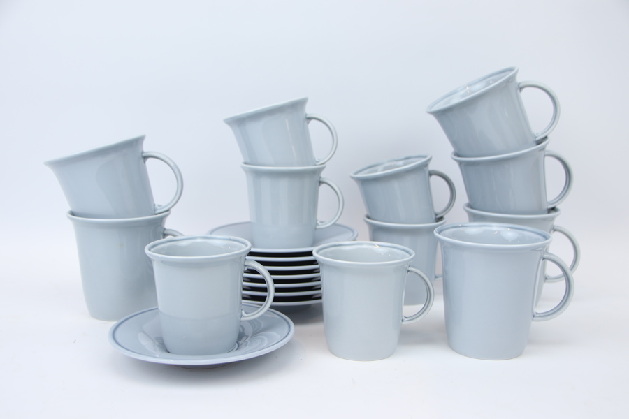 Kaffeservis, 8 delar, keramik, "Rim", Rörstrand.