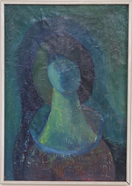 Ulla Ekman Dahlbäck, olja på duk, monogramsignerad.