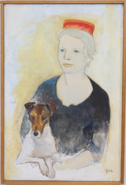 Oidentifierad konstnär, olja på duk, signerad.