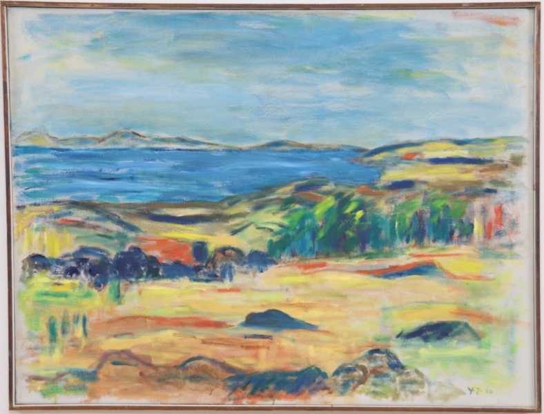 Yngve Johansson, olja på duk, monogramsignerad, daterad -70.