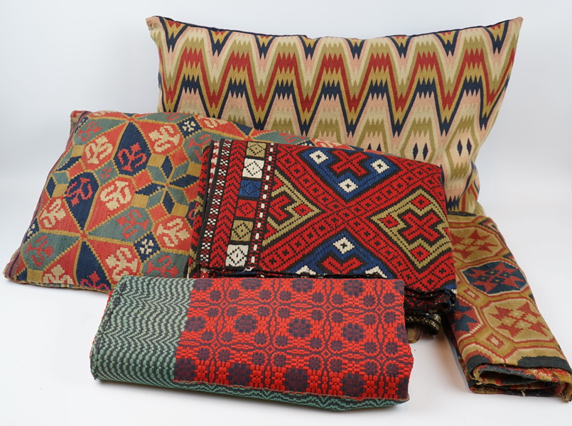 Allmogetextil, 5 delar.