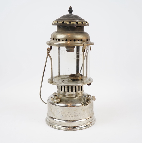 Stormlykta, metall/glas, Radius, Nr 120.