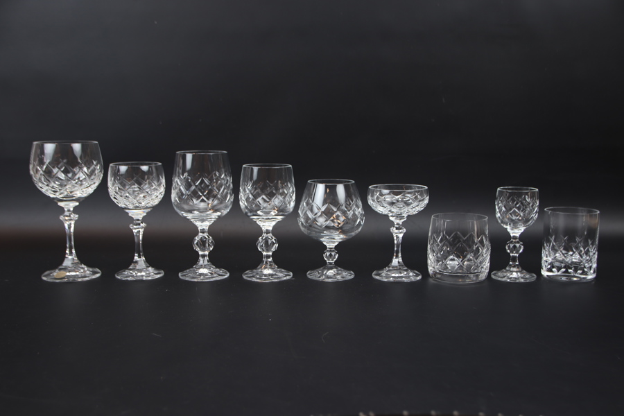 Glasservis, 65 delar, Tyskland.