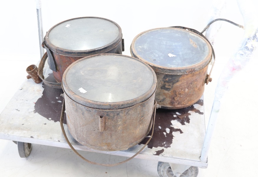 Industristrålkastare, 3 st.