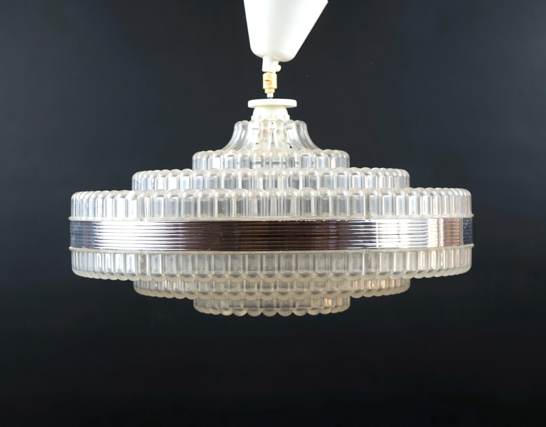 Taklampa, akryl, 1960-tal.