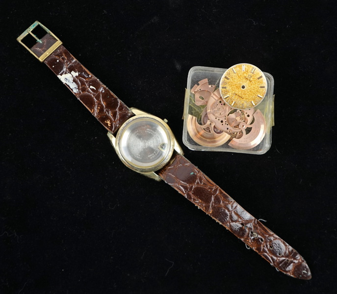 Omega Seamaster Automatic, armbandsur, isärplockad.