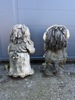 Trädgårdsskulpturer, troll, 2 st, konstmaterial.