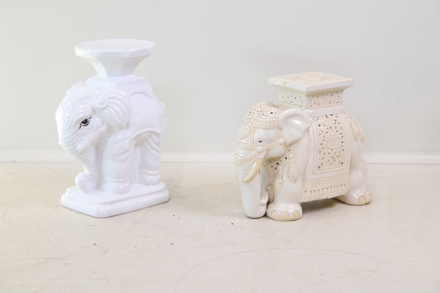 Piedestaler, 2 st, keramik.