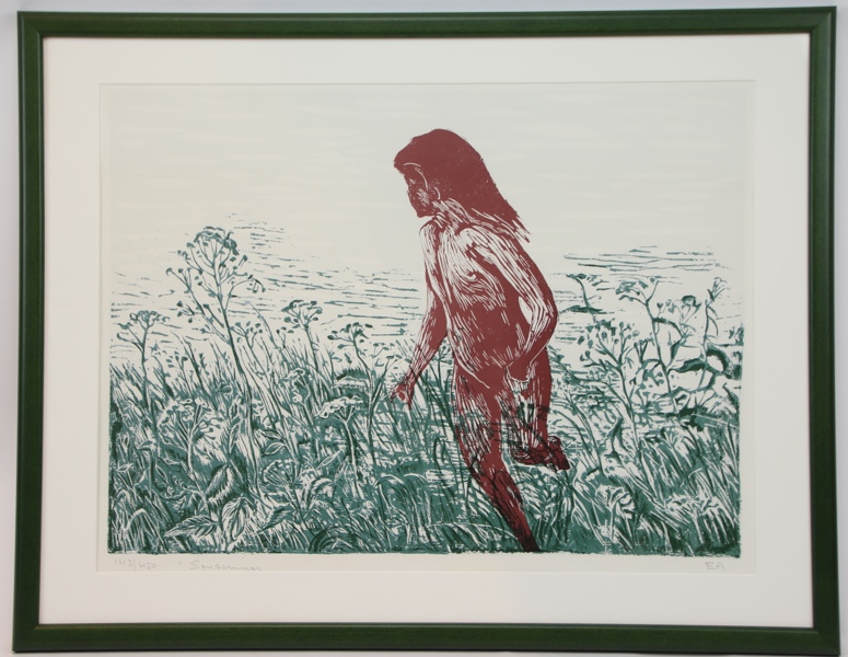 Erwin Andersson, "Sensommar", litografi 143/150, monosignerad.