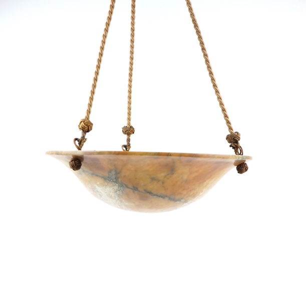 Takampel, alabaster, art deco, 1900-talets första hälft.