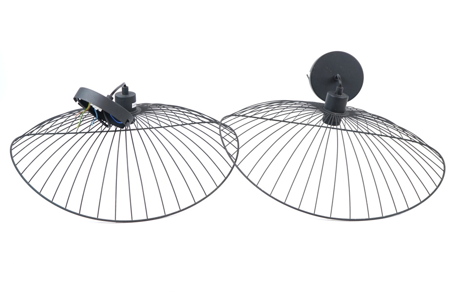 Taklampor, ett par, metall, Nino Leuchten.