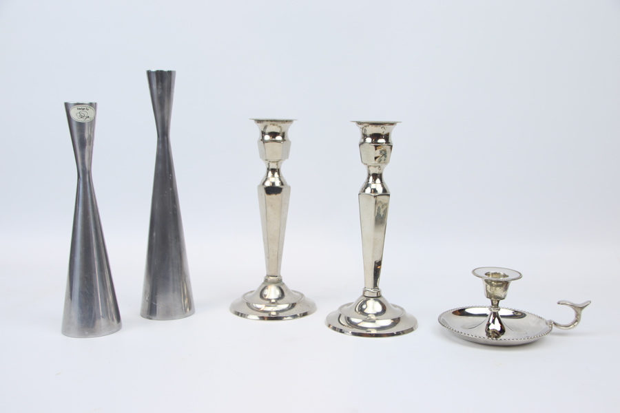 Ljusstakar, 2+2+1 st, metall.