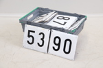 Nummerskyltar, ett parti, emaljerad metall.