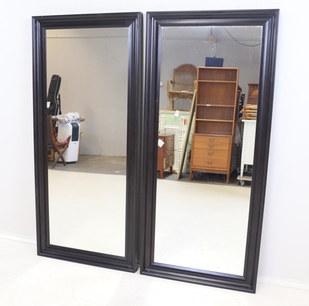 Speglar, 2 st, ram i trä, "Hemnes", IKEA.