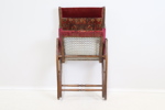 Fällstol, trä/textil, 1900-tal.