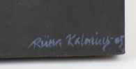 Riitta Kalenius, olja på duk, signerad, 2005.