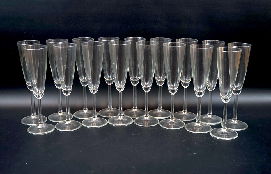 Champagneglas, 17 st.