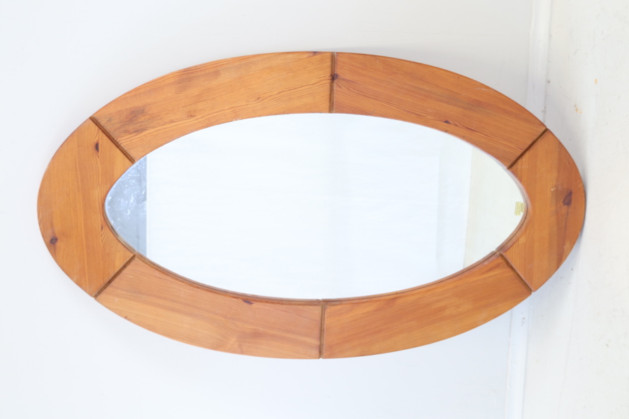 Spegel, ram i furu, GlasMäster.