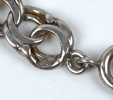 Halslänk och armlänk, silver.