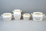 Krus, 4 st, stengods, Rörstrand.