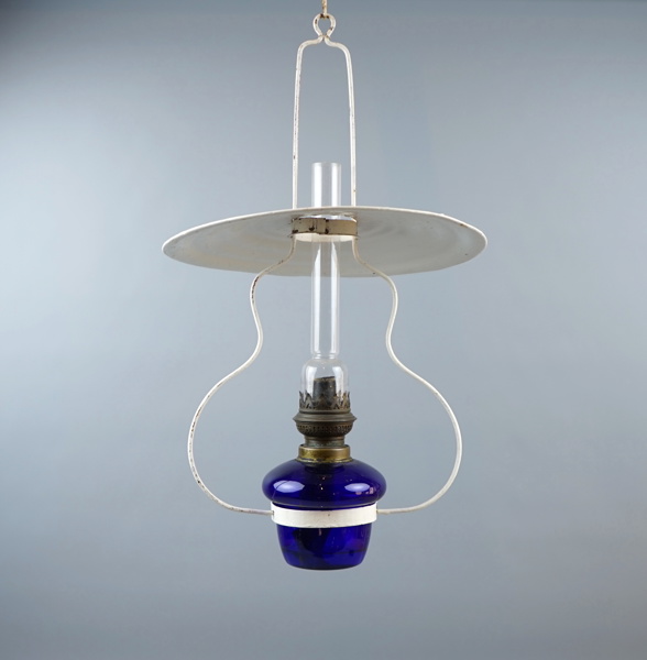 Takfotogenlampa, glas/metall.