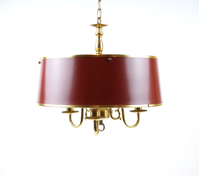 Taklampa, mässing, Boréns.