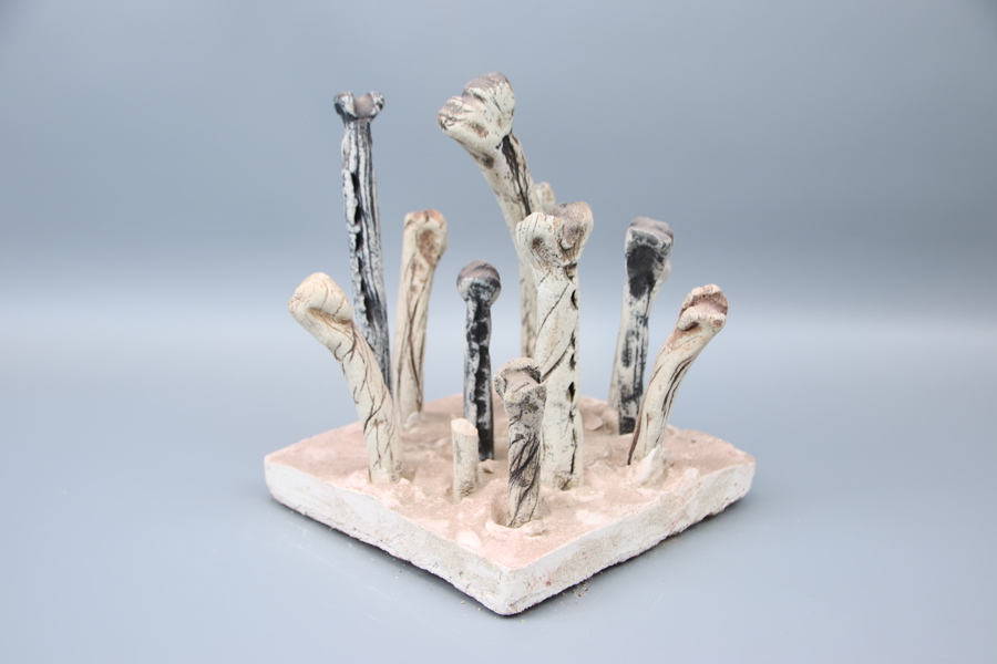 Ulla Viotti, skulptur, keramik, osignerad.