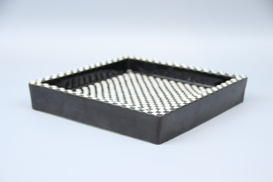 Stig Lindberg, "Domino", fat, stengods, Gustavsberg.