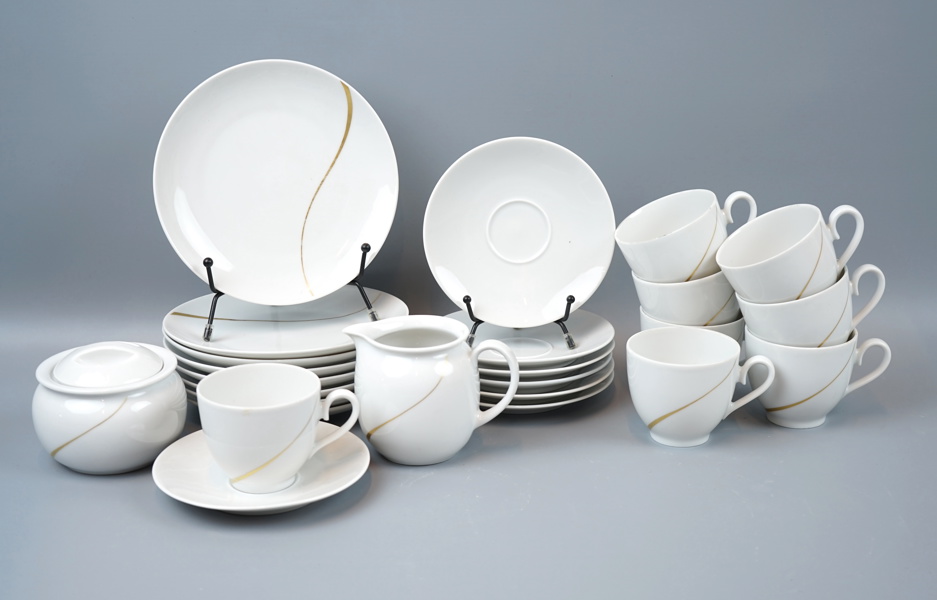 Kaffeservis, 18 delar, porslin, Boda Shop, Bavaria, Tyskland.