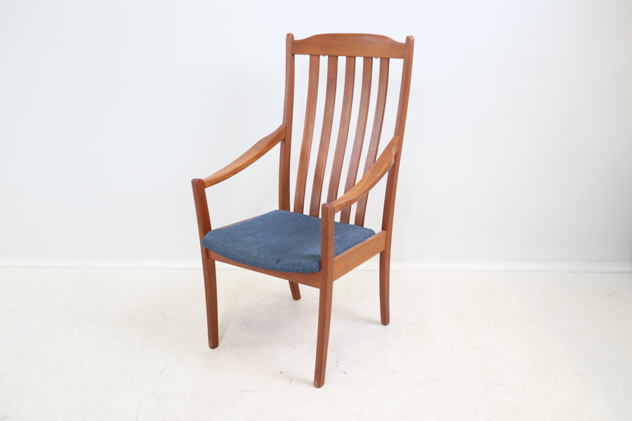 Carl-Ewert Ekström, karmstol, teak, modell Trasten, Albin Johansson & Söner, 1950/60-tal.