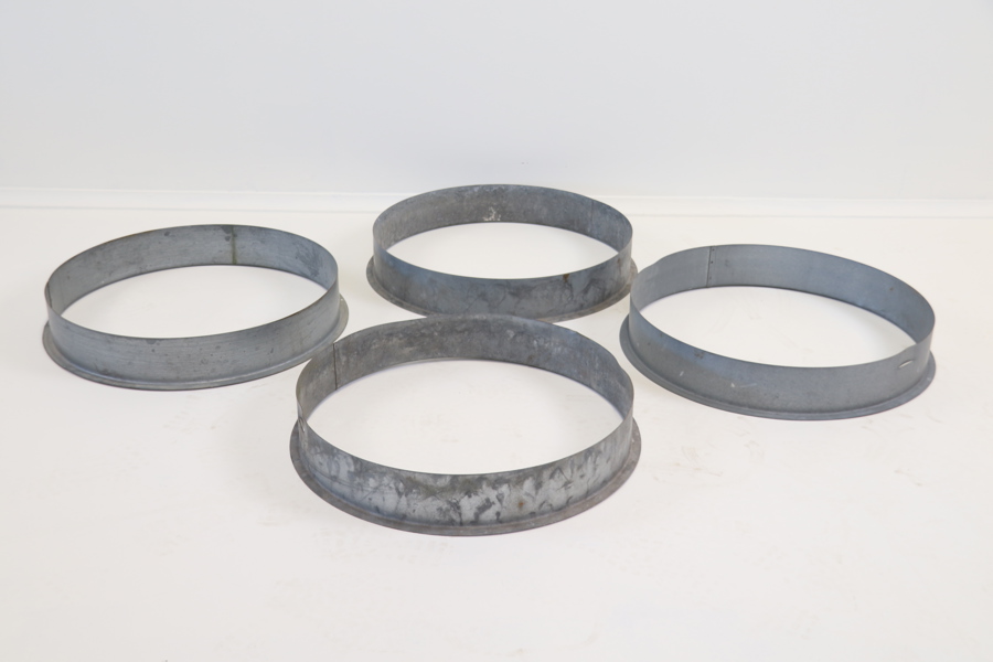 Rabattkanter, 4 st, metall.