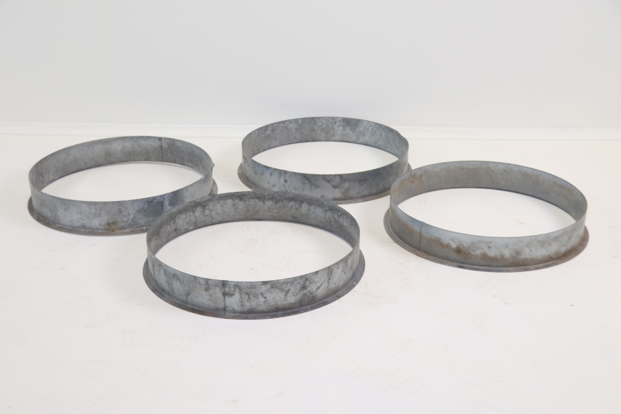 Rabattkanter, 4 st, metall.