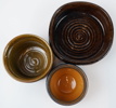 Ulla Viotti, ytterfoder, 3 st, keramik, signerade.