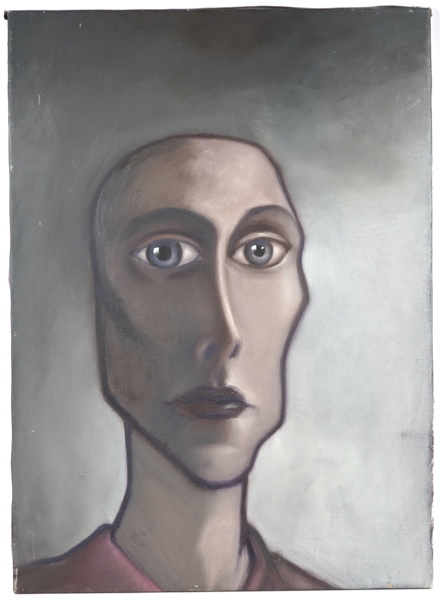 Håkan Alfredsson, olja på duk, oramad, signerad a tergo, 1987.