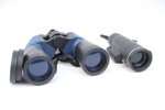 Kikare, 2 st, 7x50 och 40x60, bl.a Zenith.