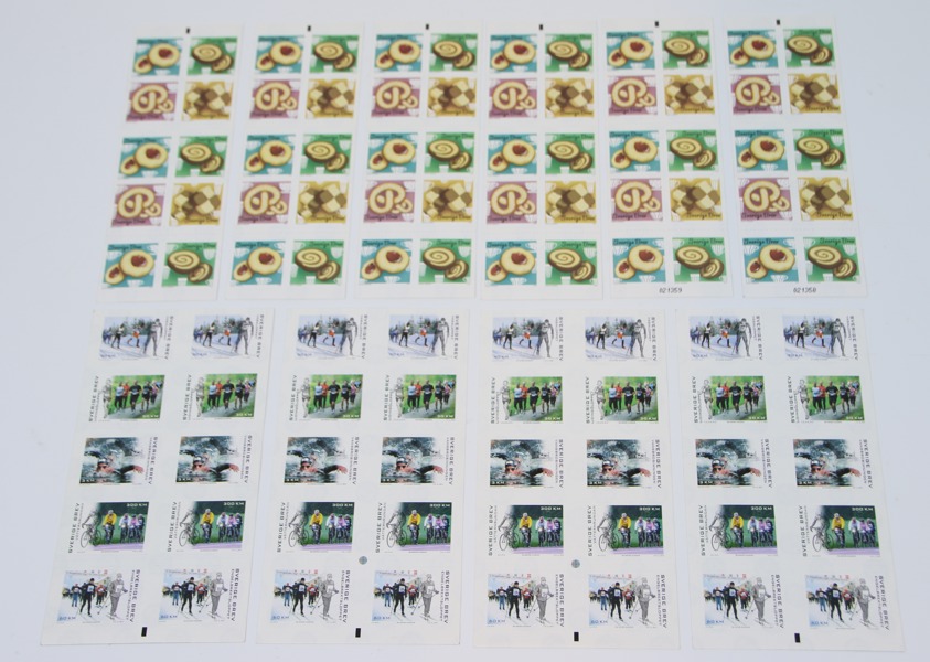 Frimärken, 100 st, Sverige.