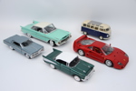 Samlarbilar, 5 st, metall/plast, bl.a Ferrari F40, Tonka.