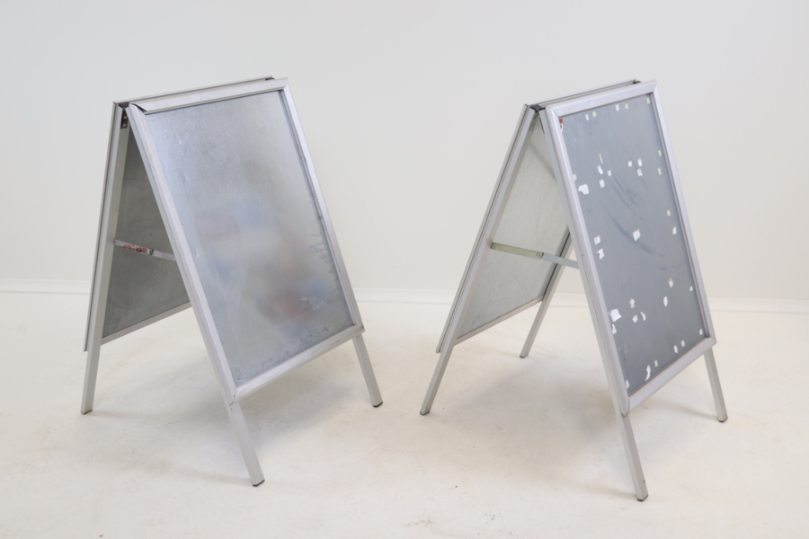 Gatupratare, 2 st, aluminium.