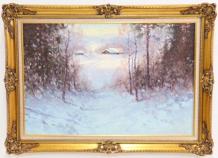 Bengt Andrén, olja på duk, signerad.