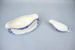 Servisdelar, 4 st, flintgods, "Blaue Olga", Villeroy & Boch, Dresden.