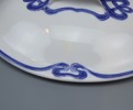 Servisdelar, 4 st, flintgods, "Blaue Olga", Villeroy & Boch, Dresden.