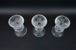 Timo Sarpaneva, ljusstakar, 3 st, glas, "Festivo", Iittala, Finland.