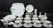 Kaffeservis, 33 delar, porslin, "Liljekonvalj", Hackefors.