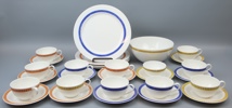 Servisdelar, 17 st, porslin, "Plus", Rörstrand.
