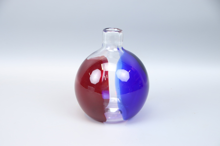 Vas, glas, Salviati, Murano, Italien, signerad.