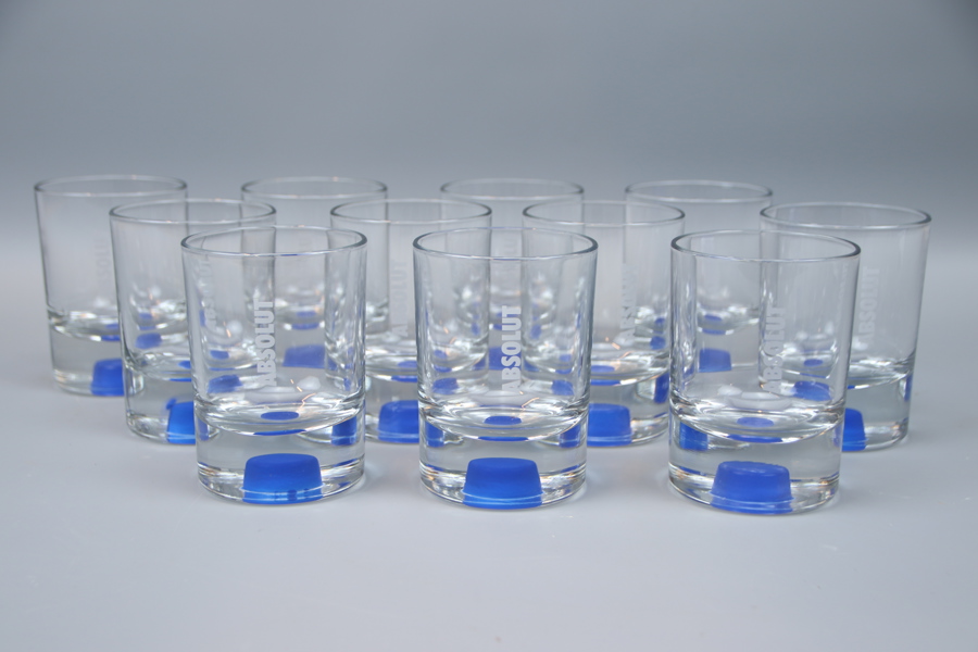 Glas, "Absolut", 11 st.