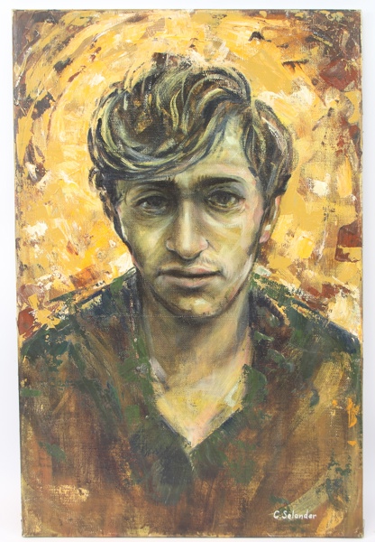 Cai Selander, olja på duk, signerad.