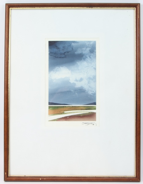 Stefan Ersson, akvarell, signerad, daterad 1998.