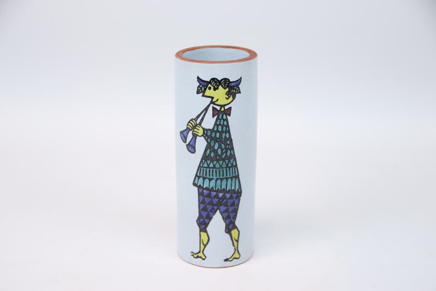 Stig Lindberg, "Karneval", vas, fajans, Studiohanden, Gustavsberg.