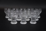 Timo Sarpaneva, snapsglas, 12 st, Kekkerit, Iittala.